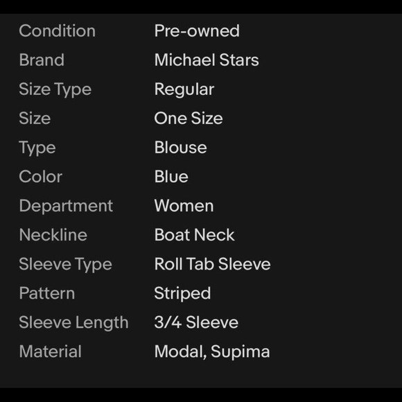 Michael Stars Boatneck Top - Picture 5 of 6